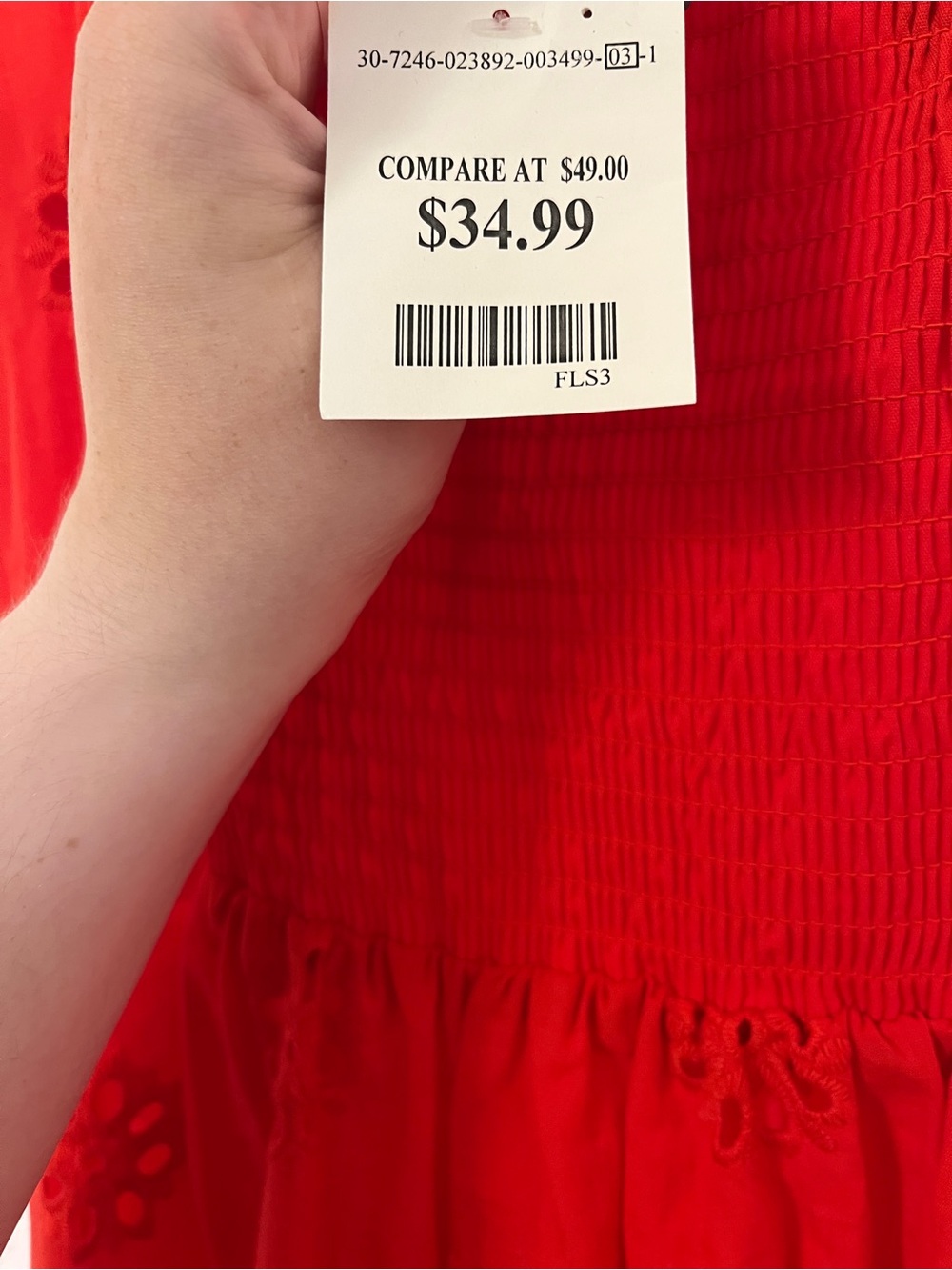 Red Maxi Dress - Picture 4 of 4